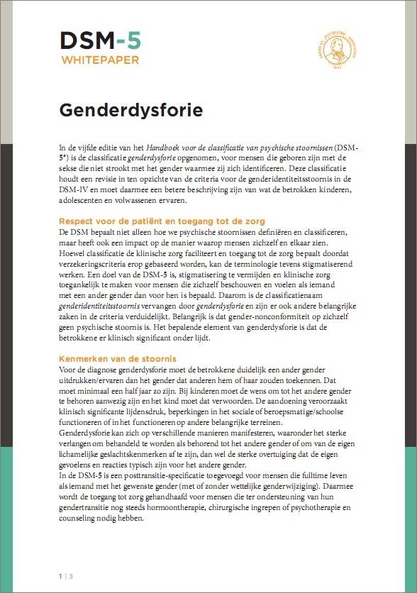 Whitepaper: Genderdysforie