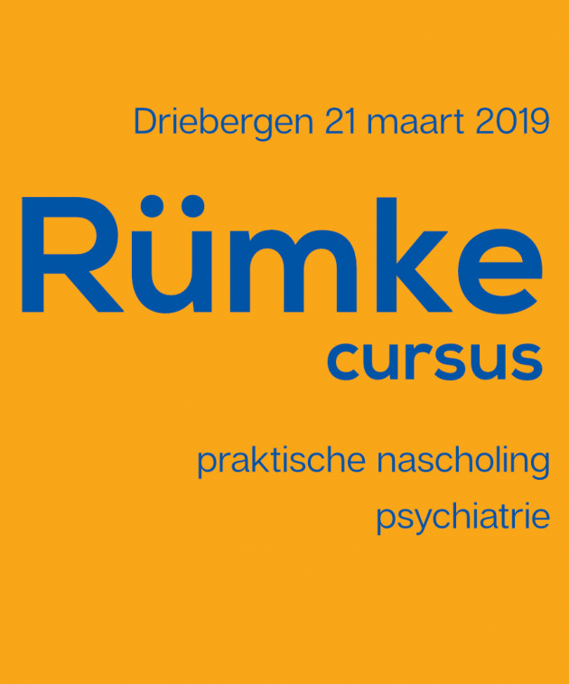 Rümke cursus 2019: Tussen waanzin en waarheid