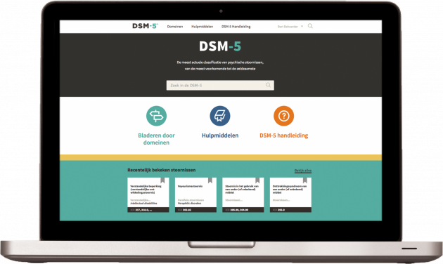 De volledige DSM-5 nu eenvoudig te raadplegen met DSM-5 Online