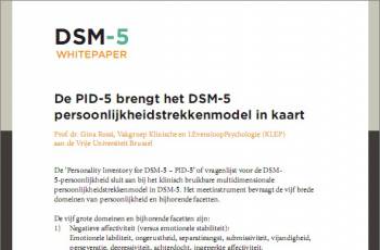Whitepaper: De PID-5 brengt het DSM-5 persoonlijkheidstrekkenmodel in kaart