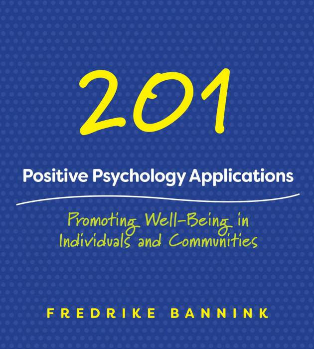Positieve psychologie De toepassingen nu in het Engels verschenen!