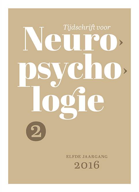 Nieuw nummer Tijdschrift voor Neuropsychologie: aandacht voor niet-aangeboren hersenletsel (NAH)