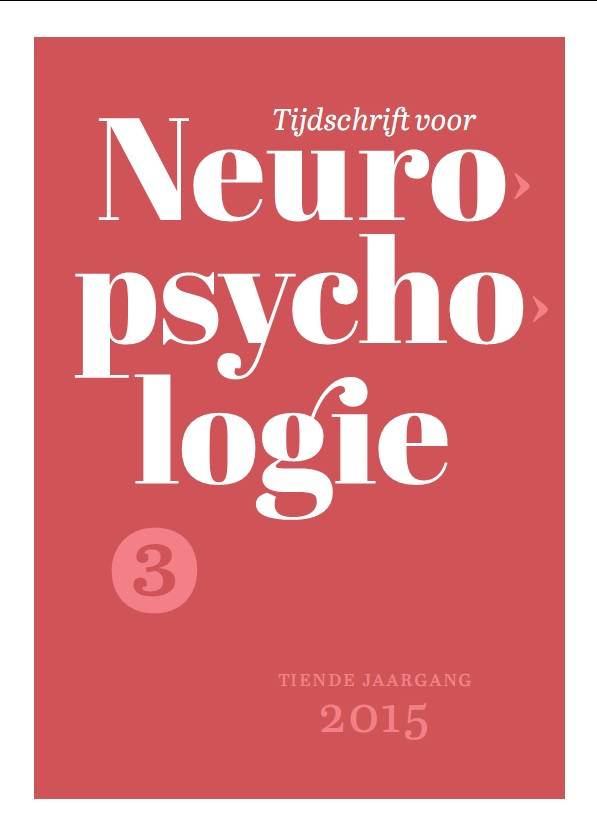 Tijdschrift voor Neuropsychologie in het teken van rijgeschiktheid