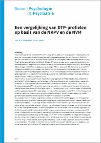 Een vergelijking van DTP-profielen op basis van de NKPV en de NVM