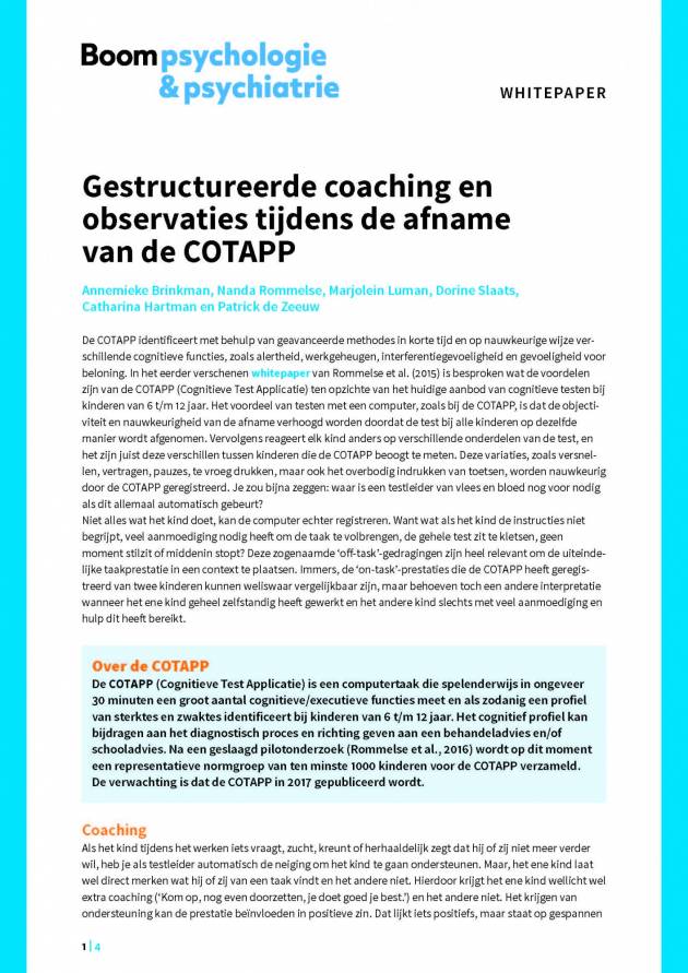 Nieuwe whitepaper: Gestructureerde coaching en observaties tijdens de afname van de COTAPP